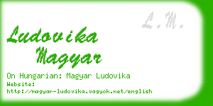 ludovika magyar business card